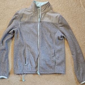 Prince and Fox Womans Grey zip up sweatshirt Size small